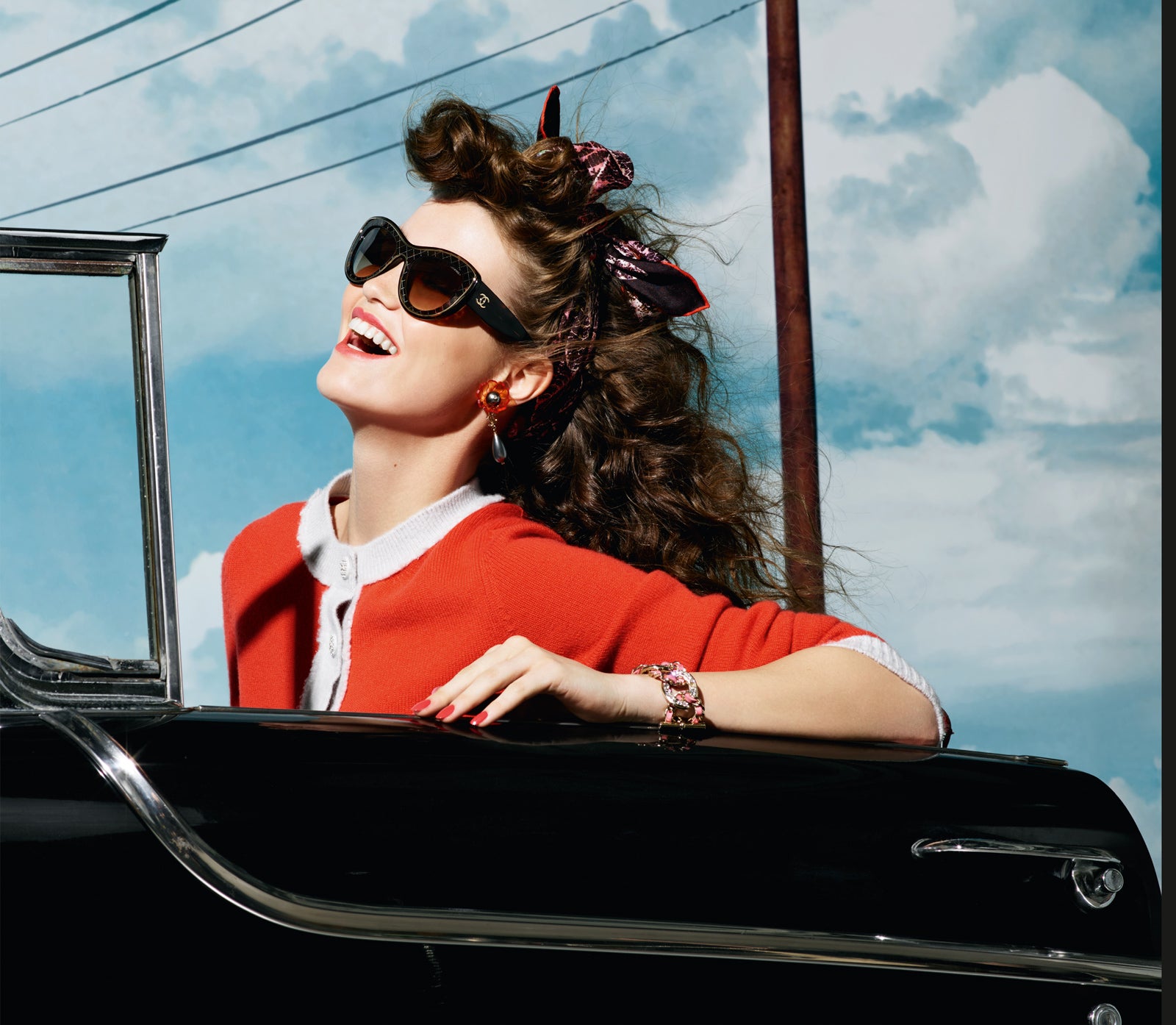 ROCKABILLY CHIC IN CHANEL EYEWEAR FALL 2018 CAMPAIGN - OnlyLens