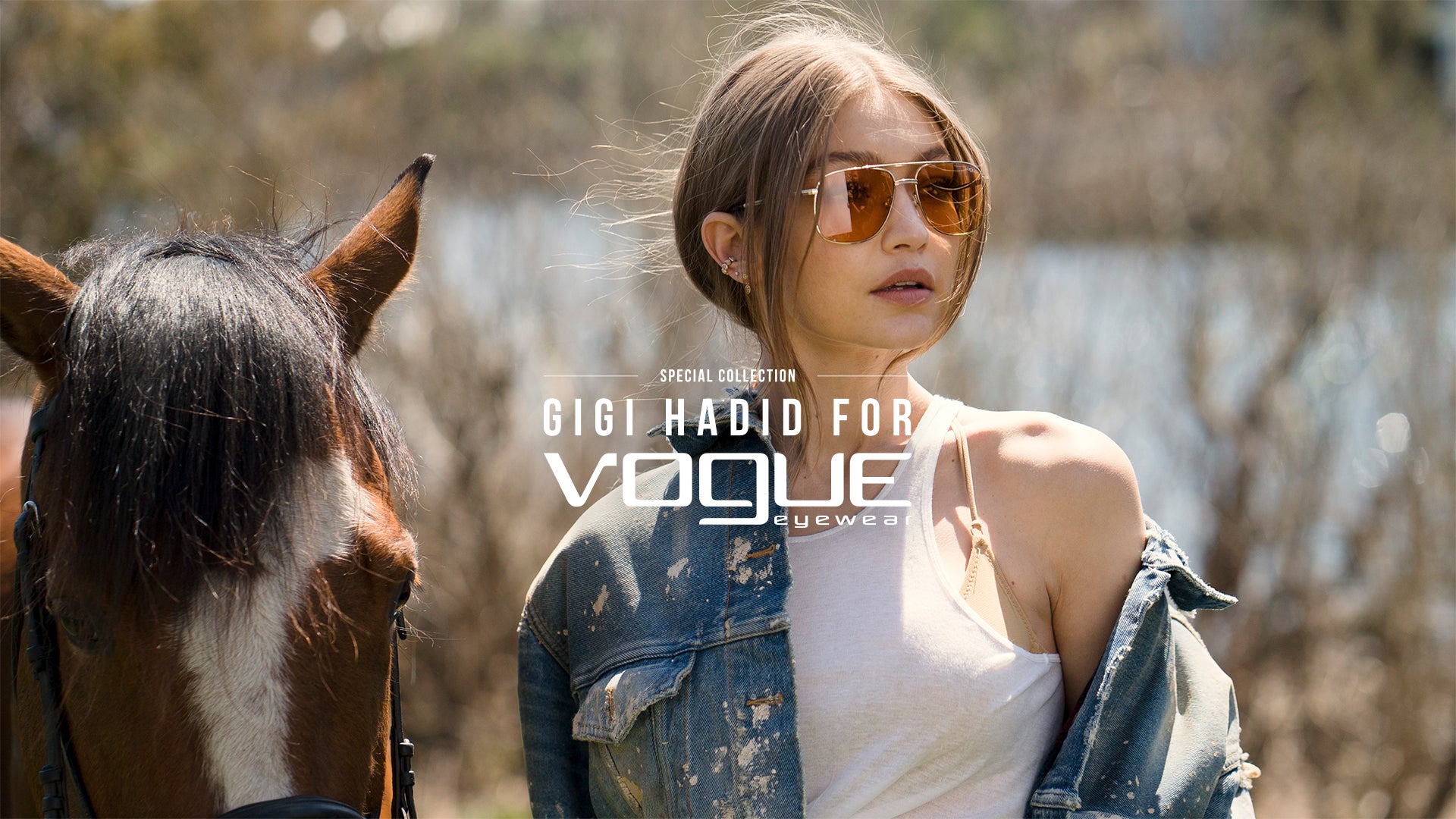 Vogue Eyewear Special Collection designed by Gigi Hadid