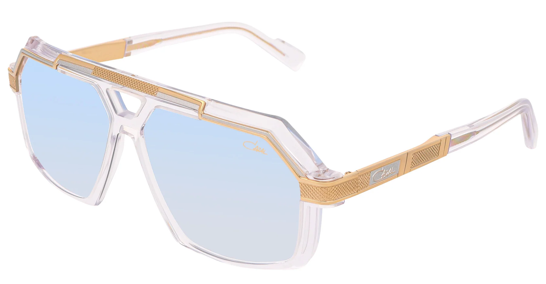 Color_002 - Crystal - Bicolour / Blue Gradient AR coated