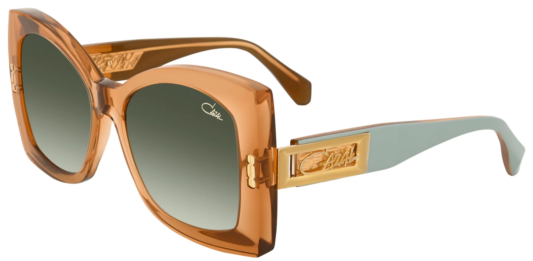Color_004 Rosewood-gold / Green gradient AR coated