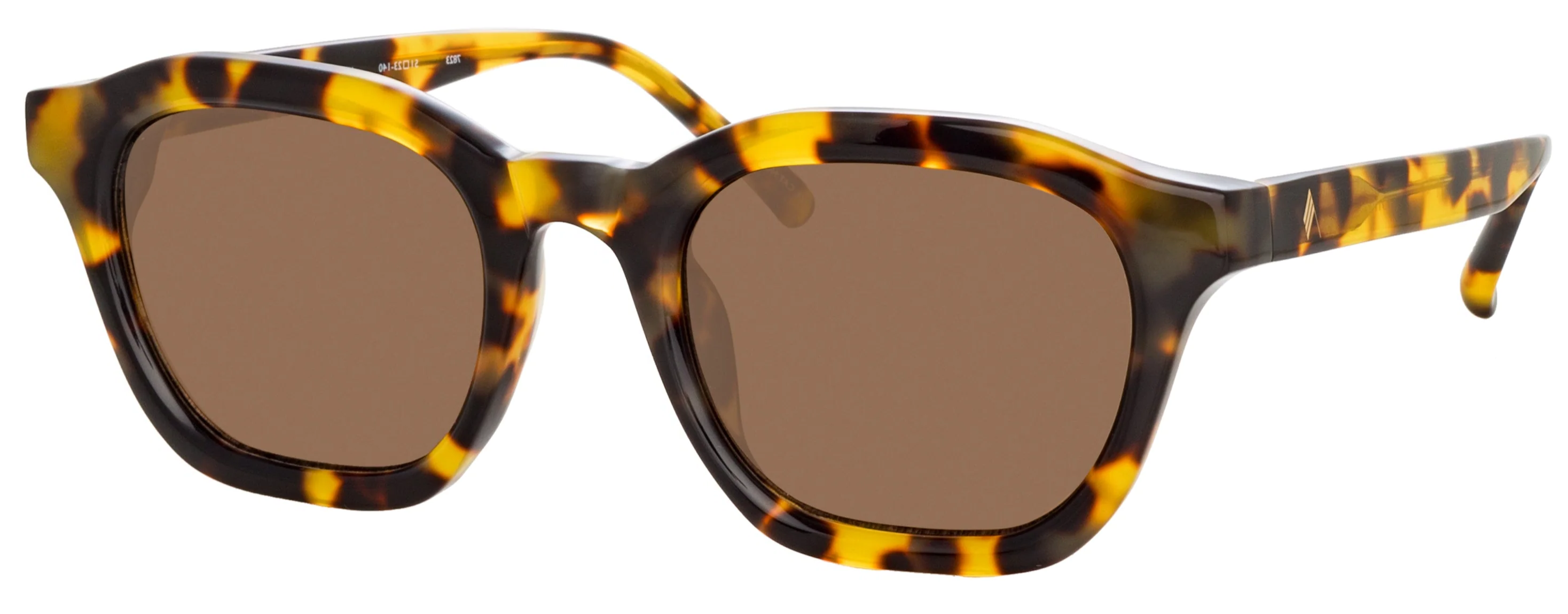 Color_ATTICO22C2SUN - The Attico Haynes D-Frame Sunglasses in Tortoiseshell and Brown
