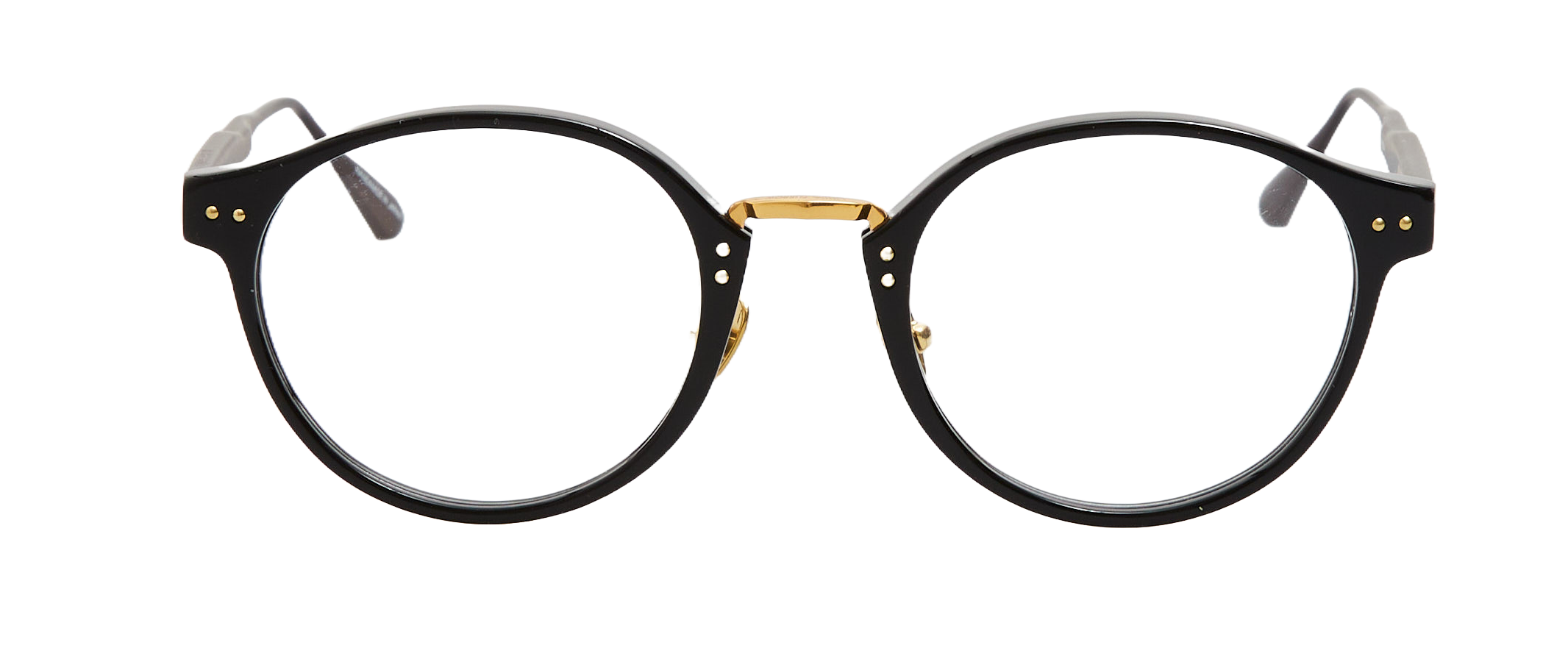 Color_LFL1535C4OPT - Marco Oval Optical Frame in Black and Yellow Gold