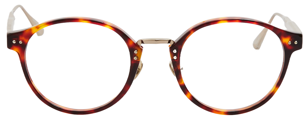 Color_LFL1535C5OPT - Marco Oval Optical Frame in Dark T-Shell - Light Gold