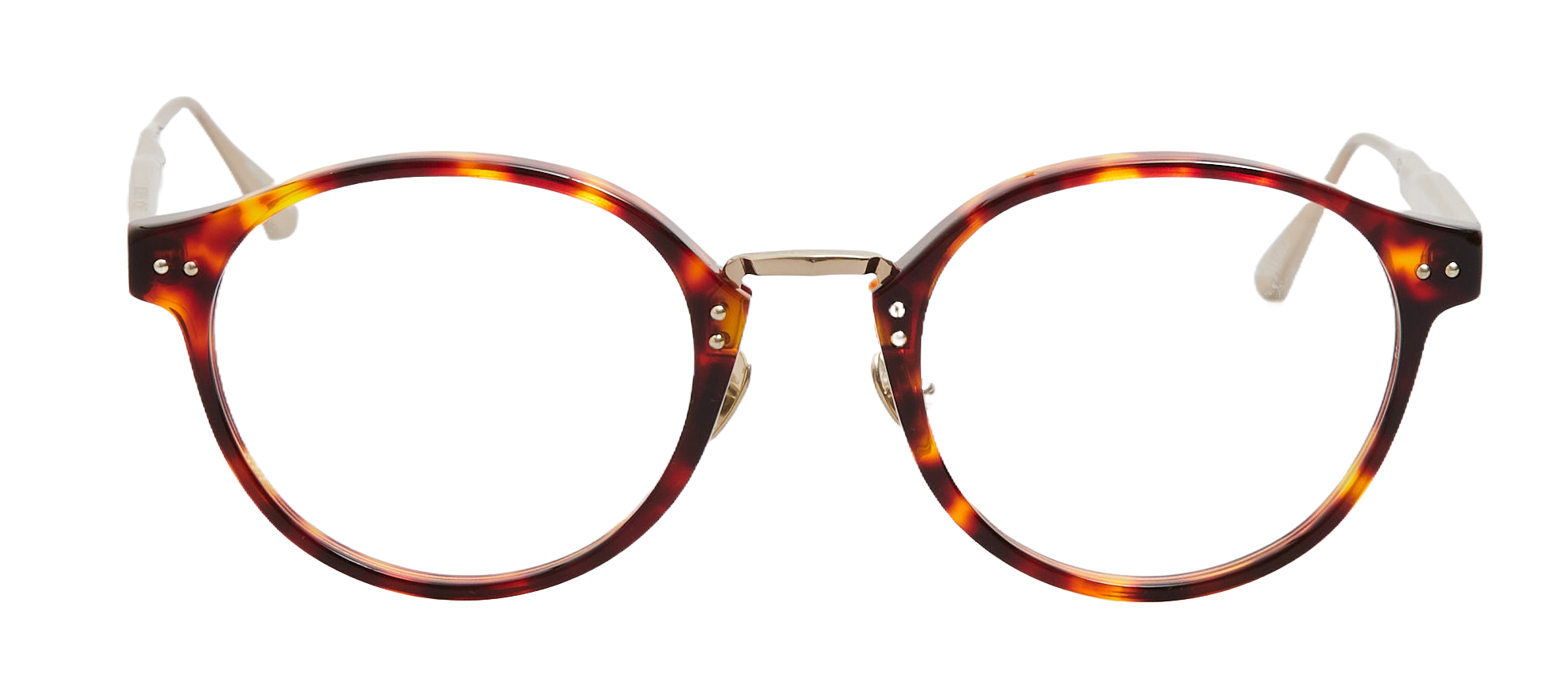 Color_LFL1535C5OPT - Marco Oval Optical Frame in Dark T-Shell - Light Gold