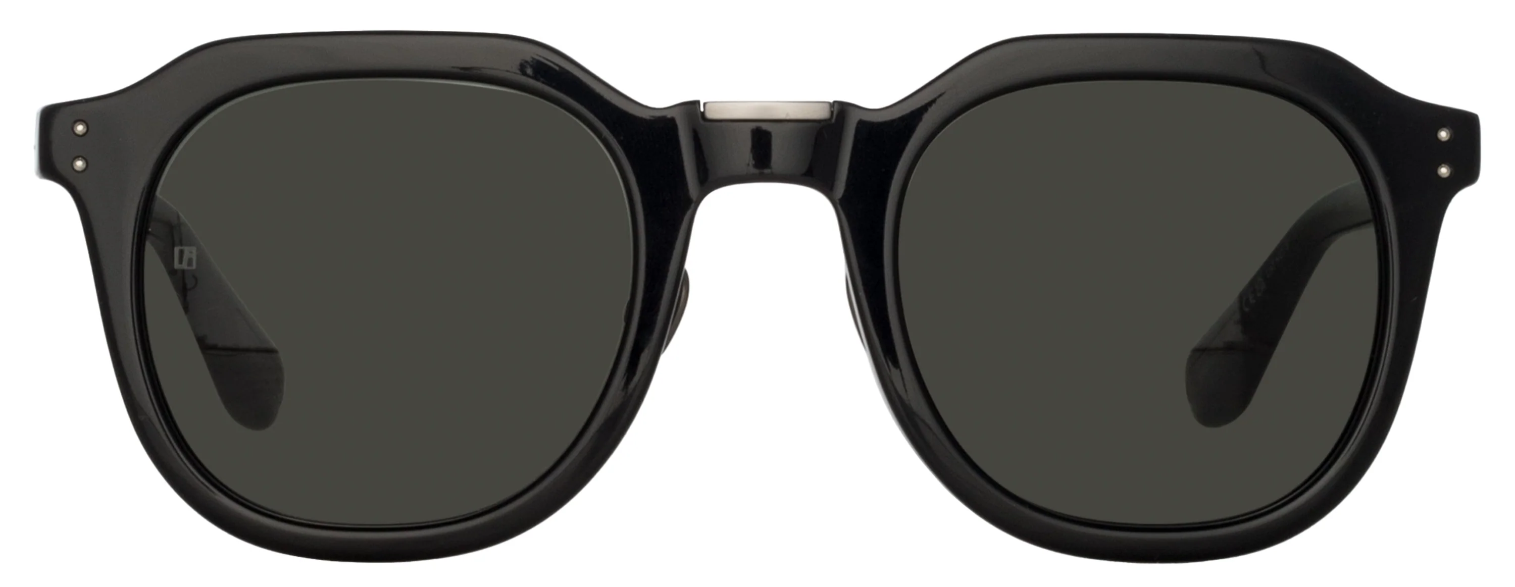 Color_LFL1103C13SUN - Fletcher Angular Sunglasses in Black and Matte Nickel