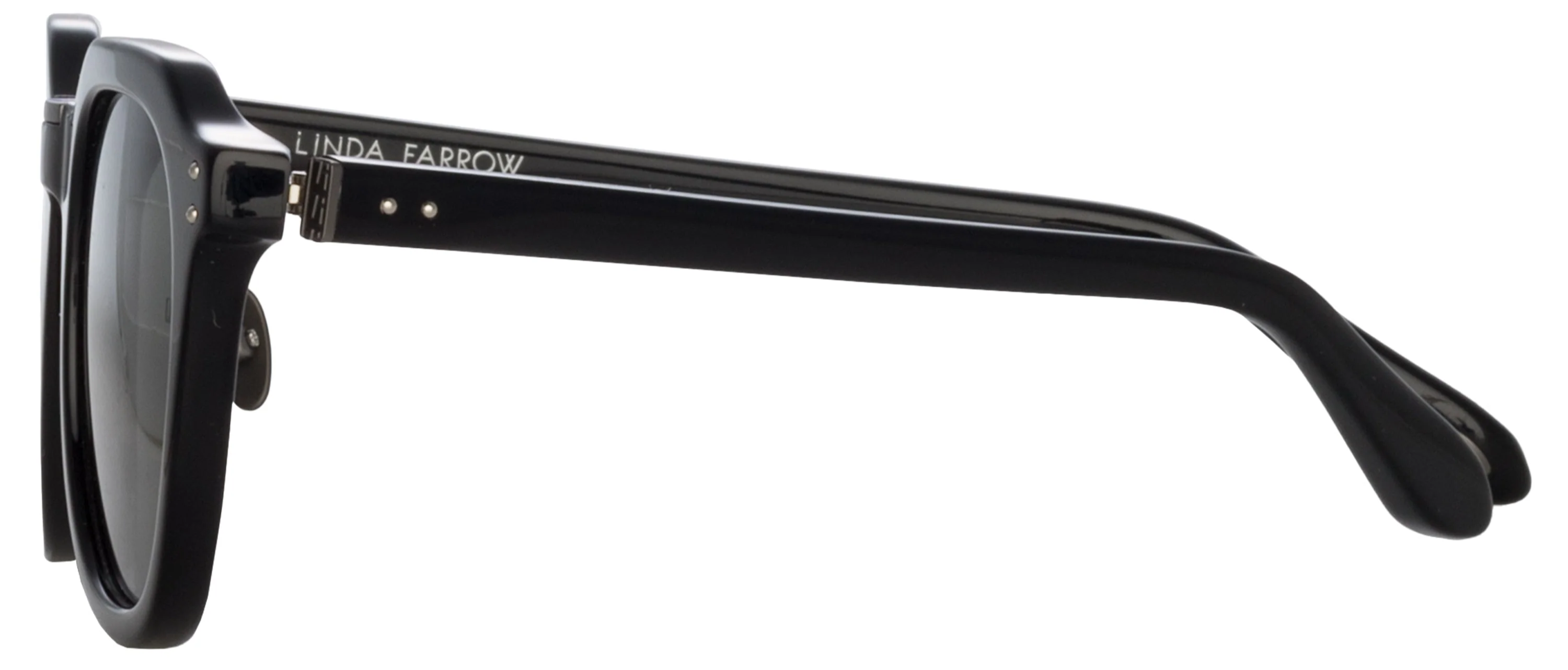 Color_LFL1103C13SUN - Fletcher Angular Sunglasses in Black and Matte Nickel