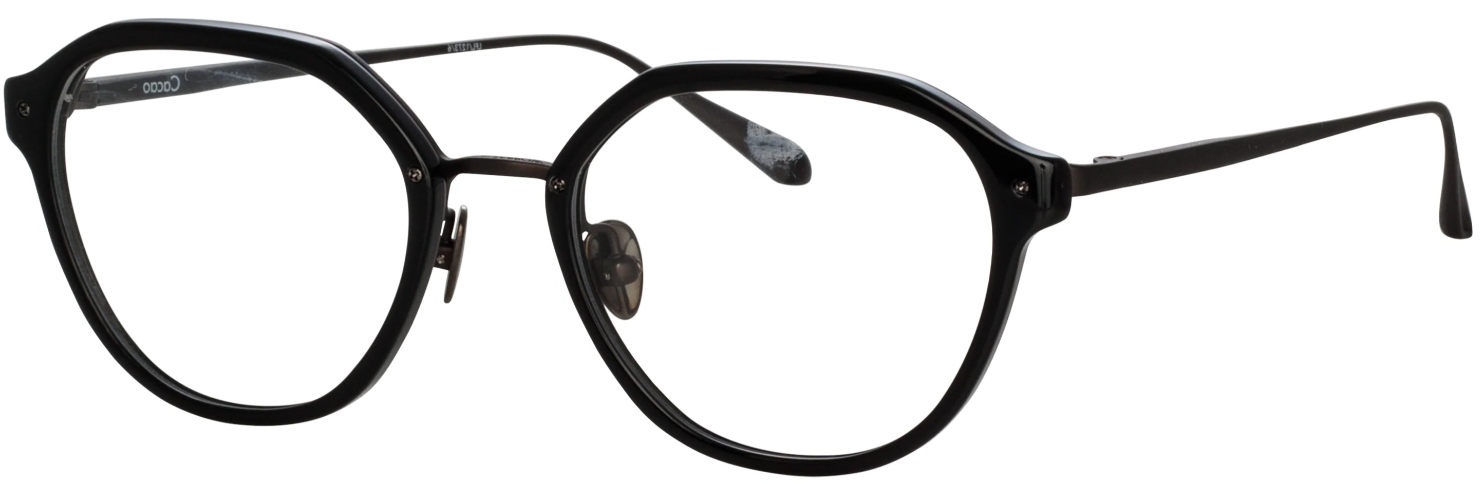 Color_LFL1273C6OPT - Cacao Angular Sunglasses in Black Matte Nickel