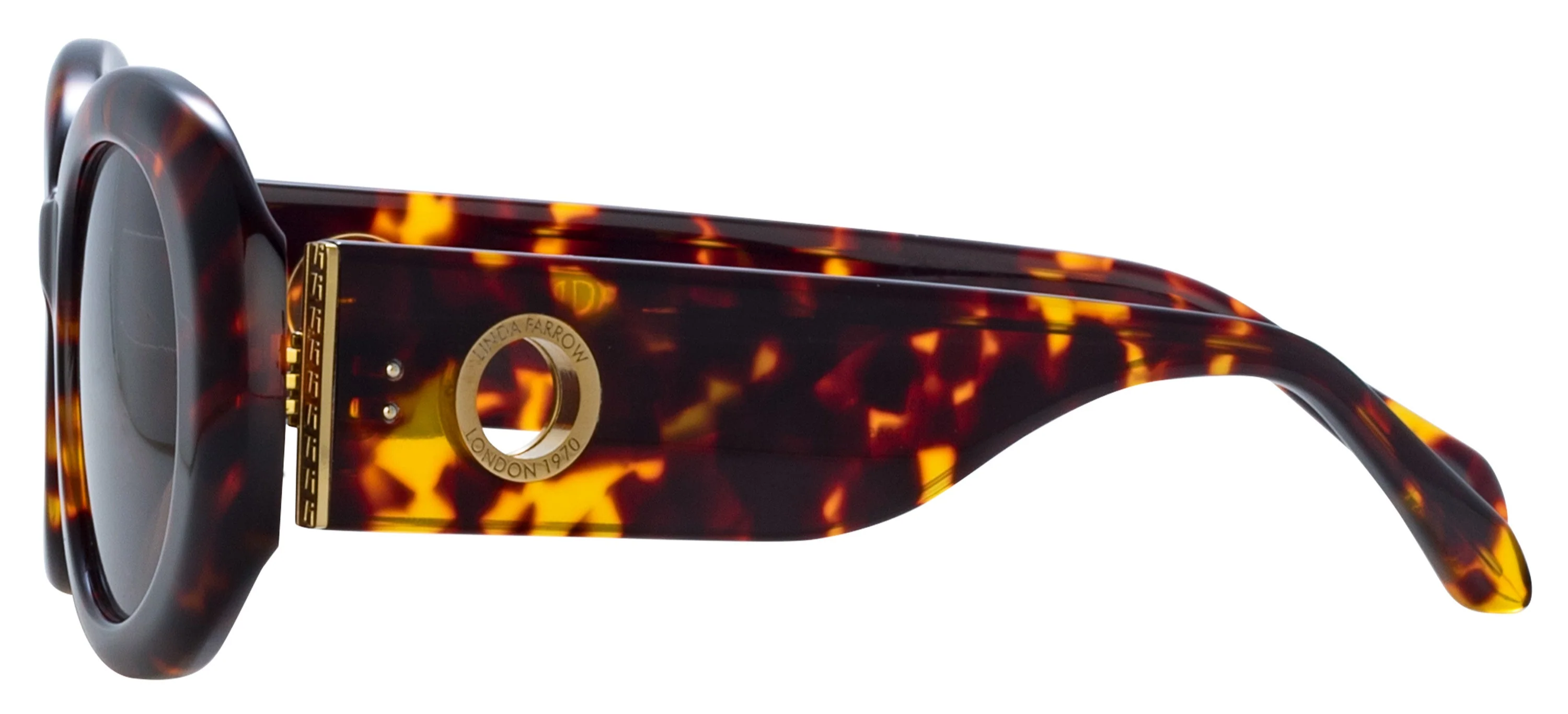 Color_LFL1462C2SUN - Lina Oval Sunglasses in Tortoiseshell