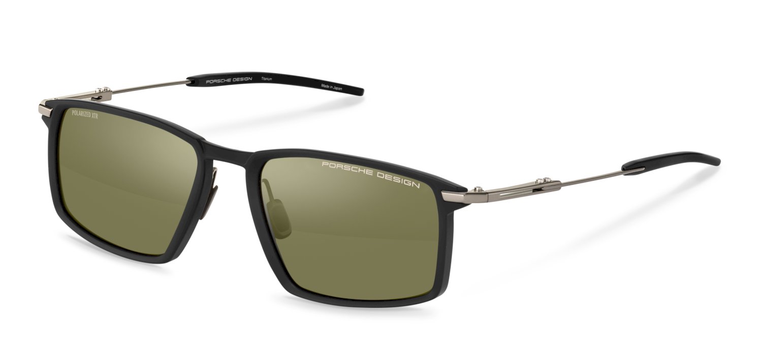 Color_A427 - Titanium Black - Dark Grey / Green Deg. Mirror Silver (Polarized)