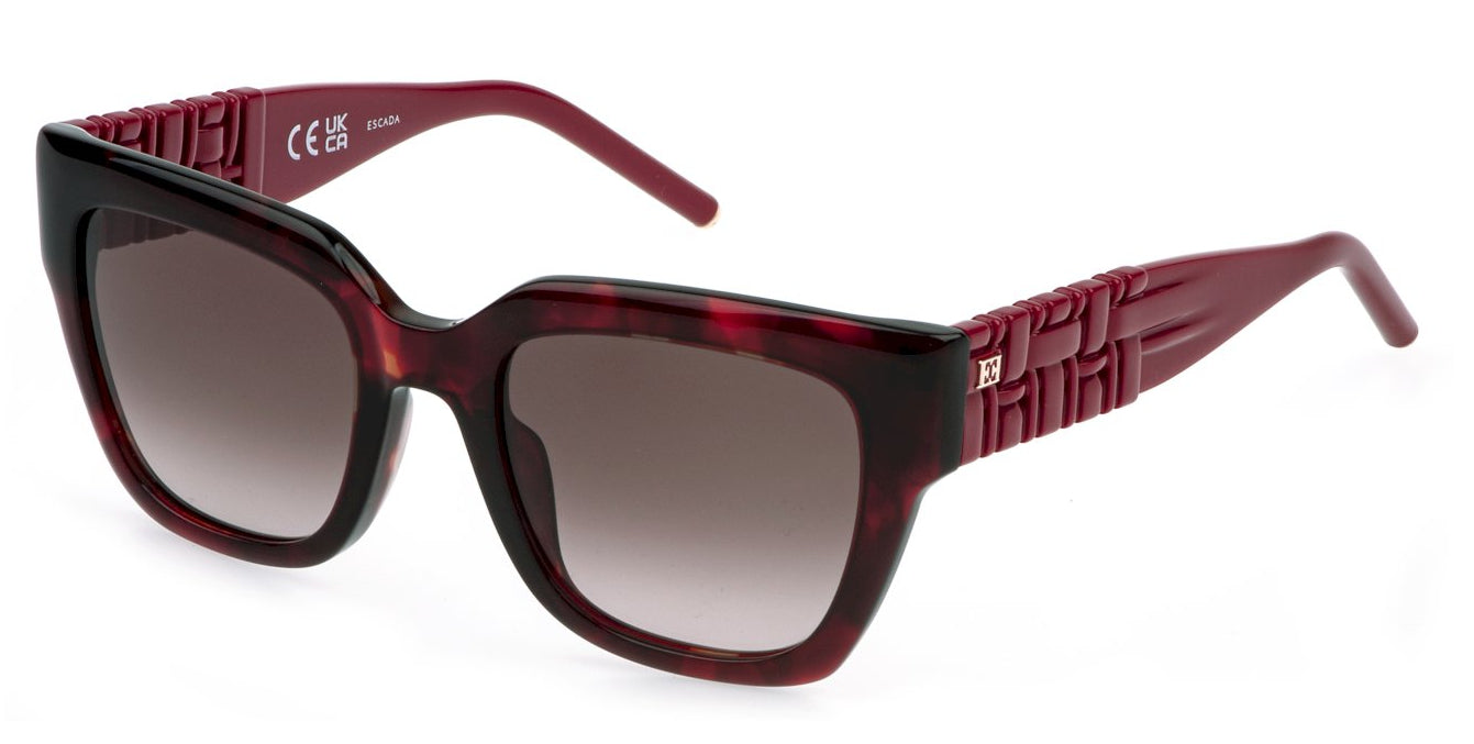 Color_09SZ - Shiny Transp. Red Havana / Brown Gradient Brown