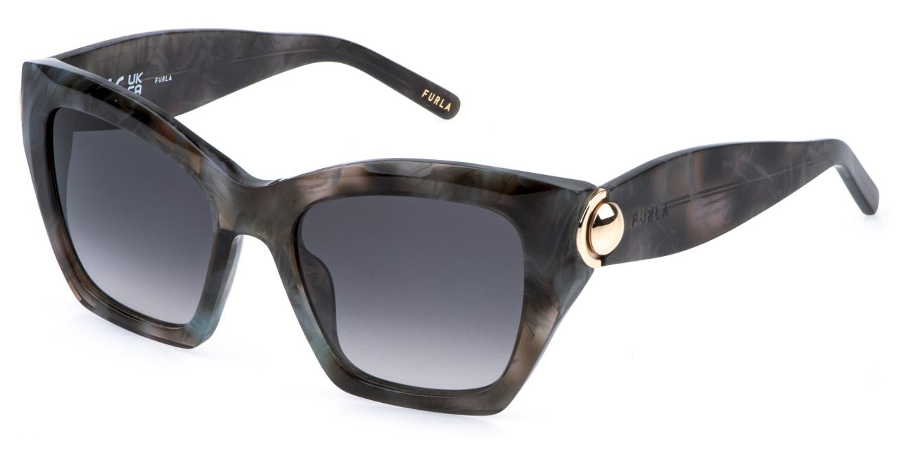 Color_03KA - Brown - Grey Havana / Smoke Gradient