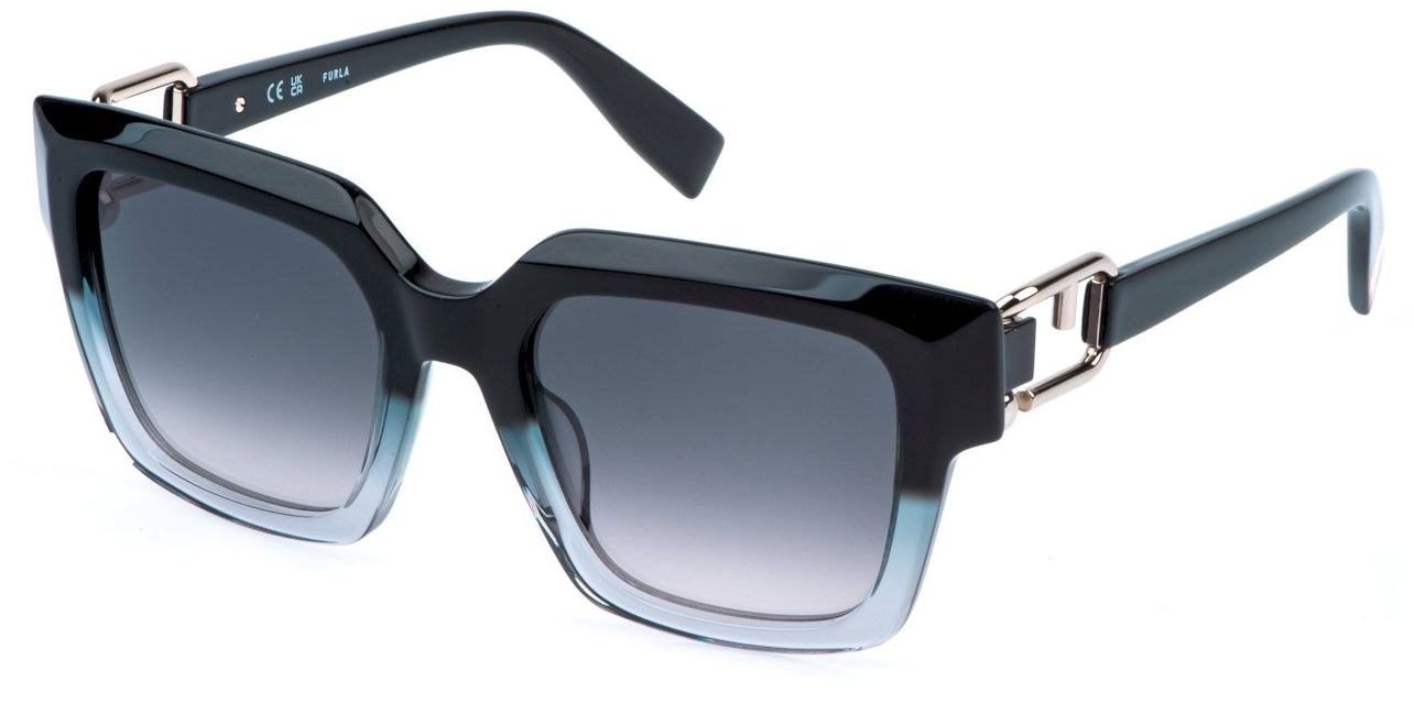 Color_06CB - Shiny Black Grad. Grey / Smoke Gradient