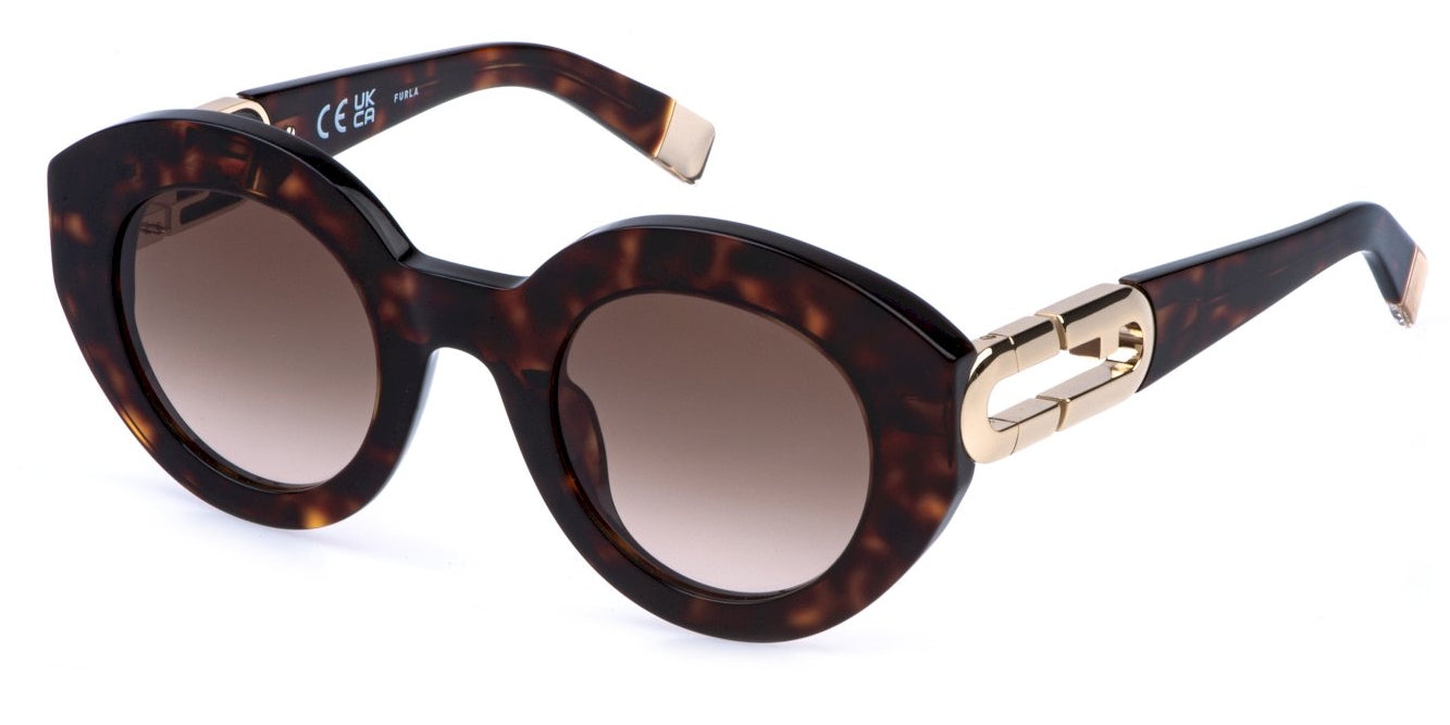 Color_0AGH - Shiny Middle Havana / Brown Gradient