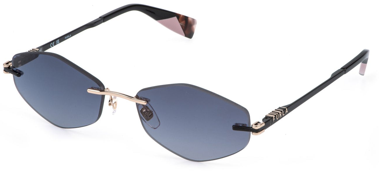 Color_0300 - Shiny Rose Gold / Smoke Gradient Smoke