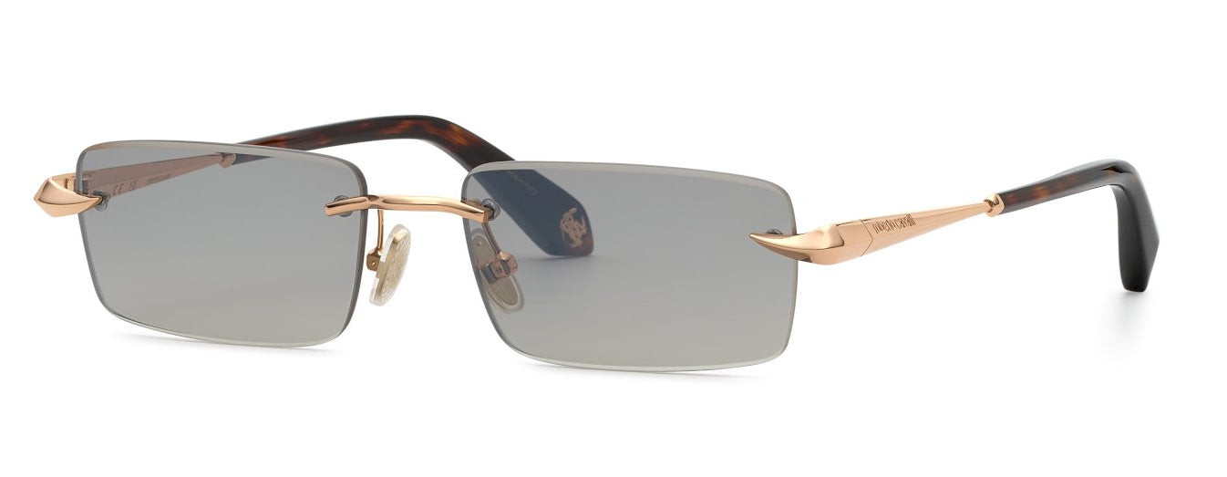 Color_8FCX - Shiny Copper Gold / Smoke Gradient Mirror Silver