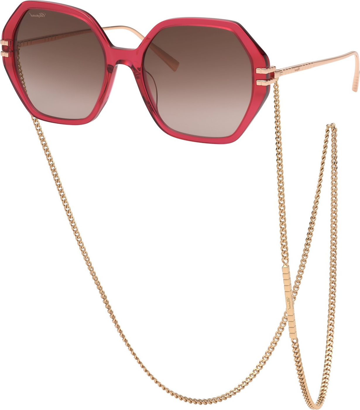 Color_07AK - Shiny Transparent Red / Brown Gradient Pink (AR)