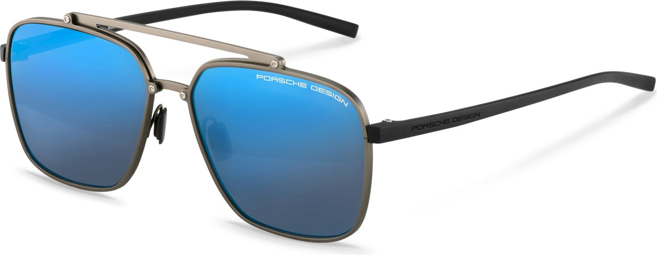 Color_D - Titanium Darg Grey - Black / Blue Mirror Blue