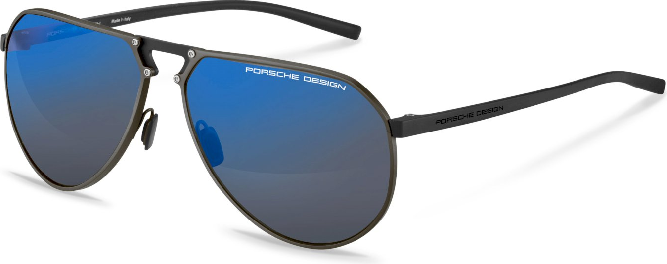 Color_D - Titanium Dark Grey - Black / Blue Mirror Blue