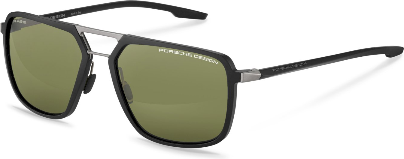 Color_A - Black / Green Deg. Mirror Silver Polirazed