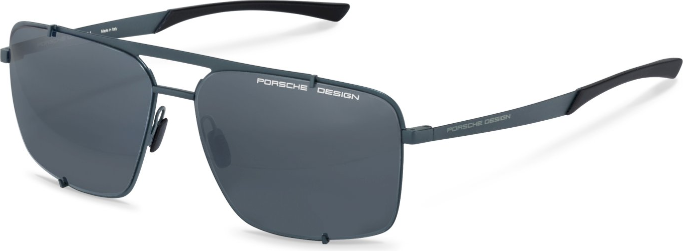 Color_C - Light Blue - Black / Blue Mirror Silver