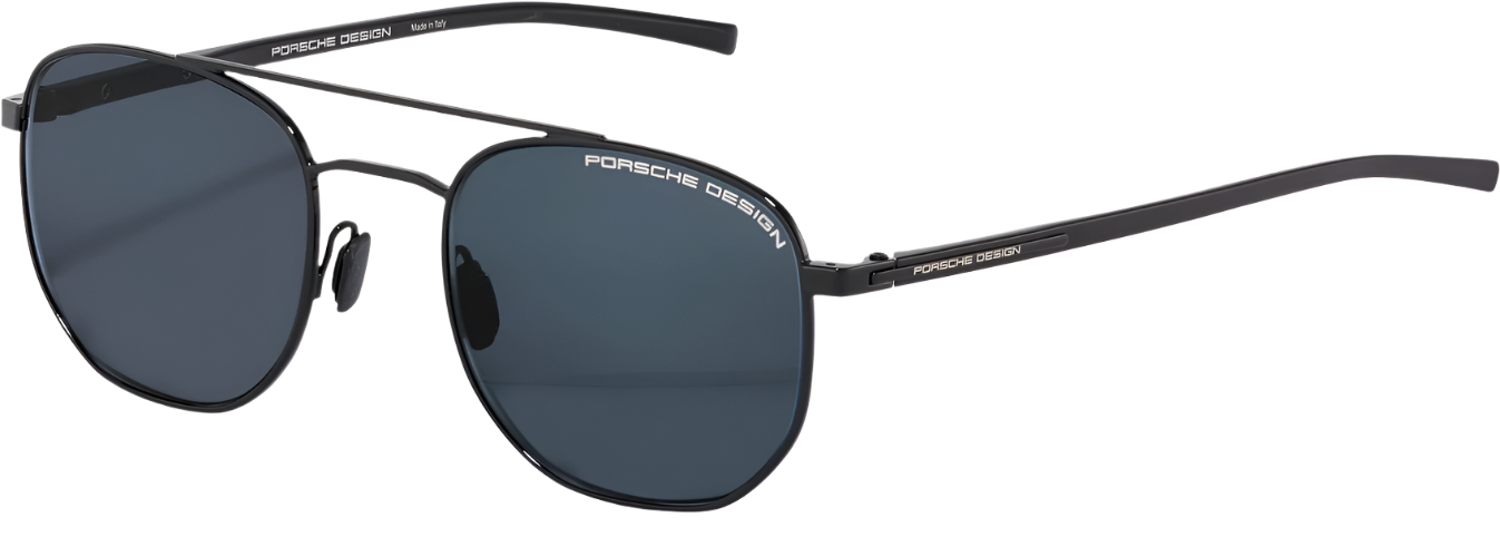 Color_A - Black / Blue - Mirror Silver