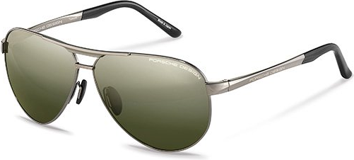 Color_I - Titanium Gun / Green Deg. Mirror Silver Polarized