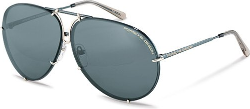 Color_V649 - Titanium Blue / Blue - Mirror Silver