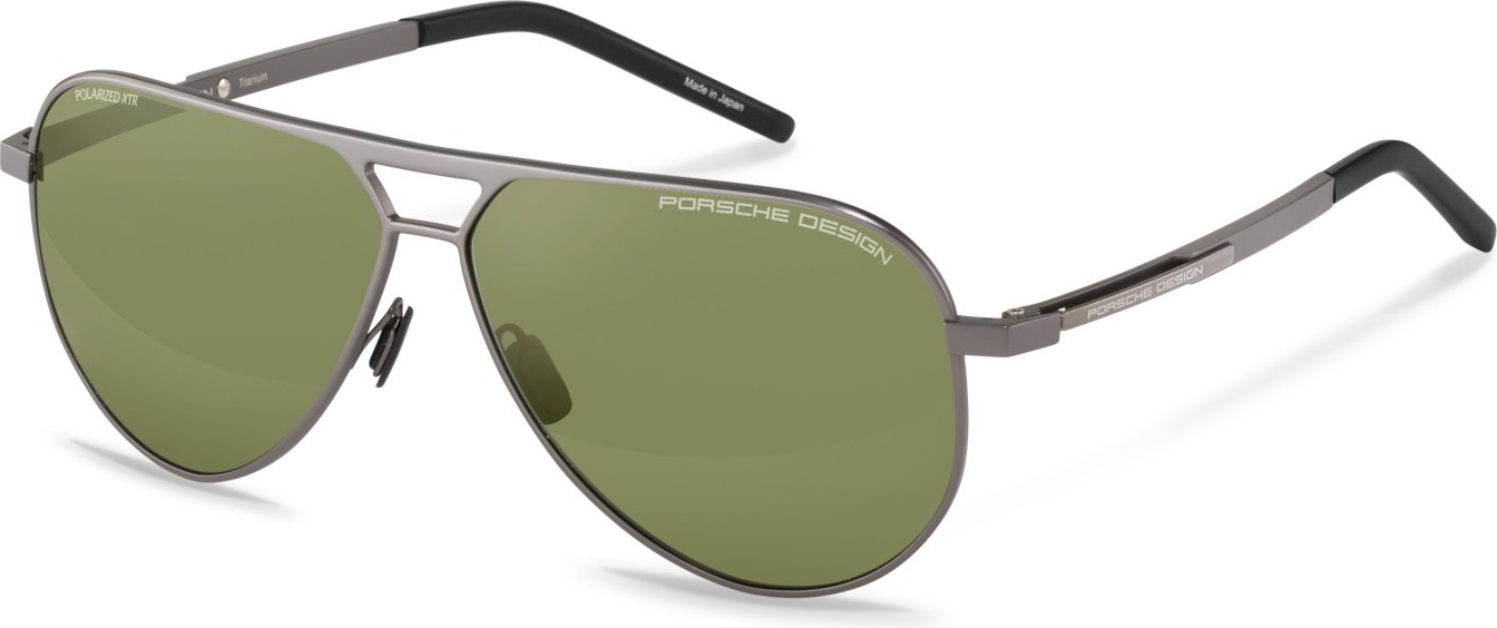 Color_B - Titanium Grey Black / Green Deg. Mirror Silver Polarized