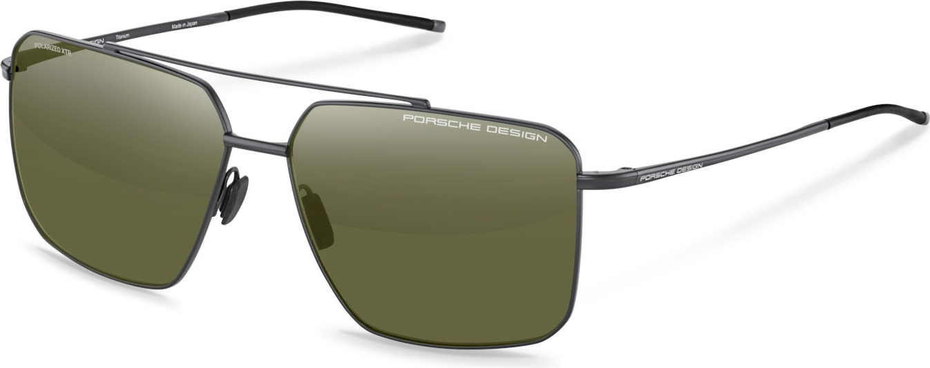Color_C - Titanium Grey - Black / Green Deg. Mirror Silver Polarized