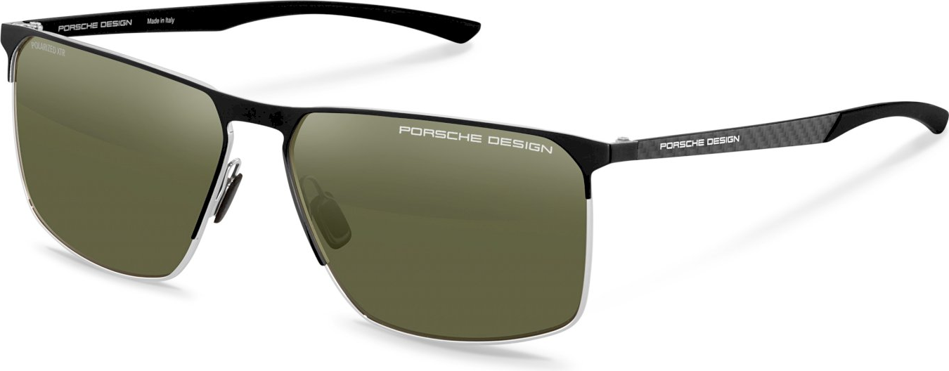 Color_A - Black Palladium / Green Deg. Mirror Silver Polarized