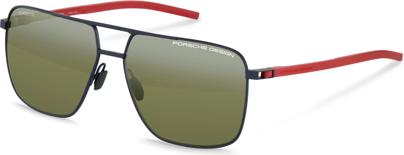 Color_B417 - Black Red / Green Deg. Mirror Silver