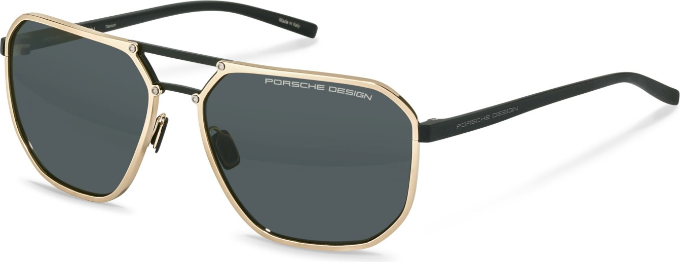 Color_B416 - Titanium Gold Black / Smoke Polarized