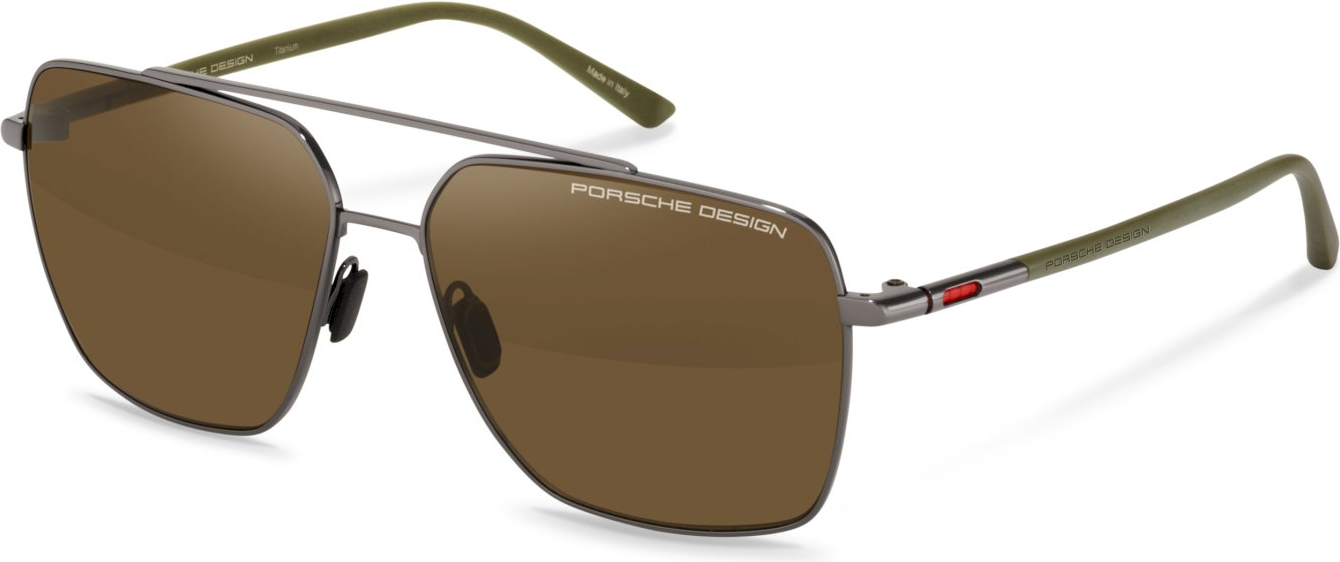 Color_B604 - Titanium Dark Grey - Olive / Brown