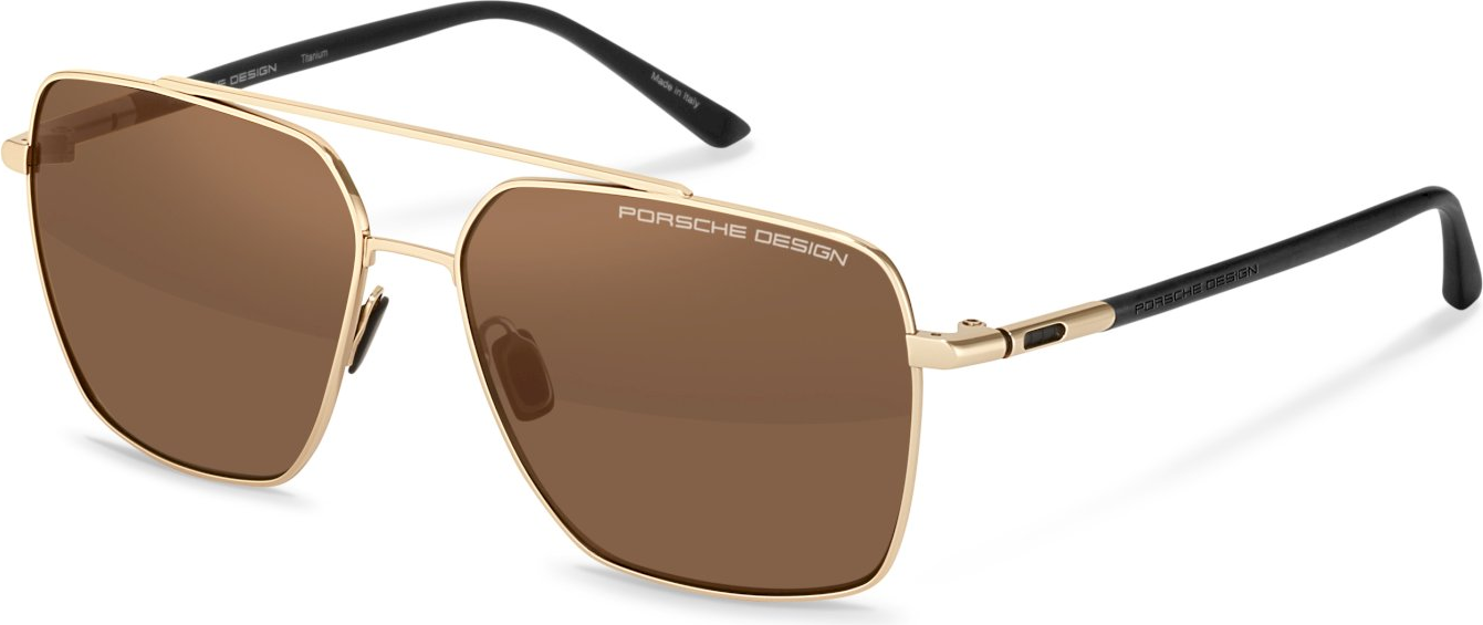 Color_D406 - Titanium Gold - Black / Brown Polarized