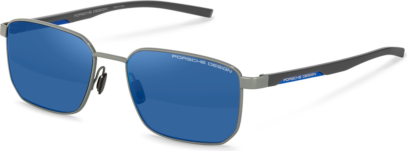 Color_D265 - Light Grey - Grey / Blue Mirror Blue