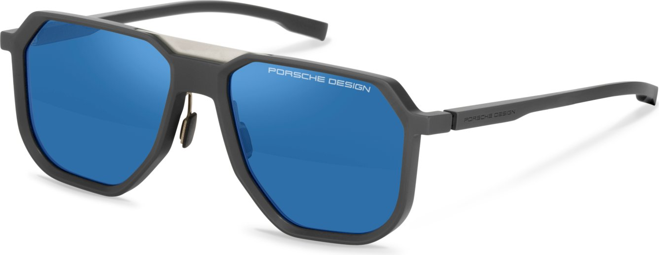 Color_D195 - Grey - Grey Blue / Blue Mirror Blue