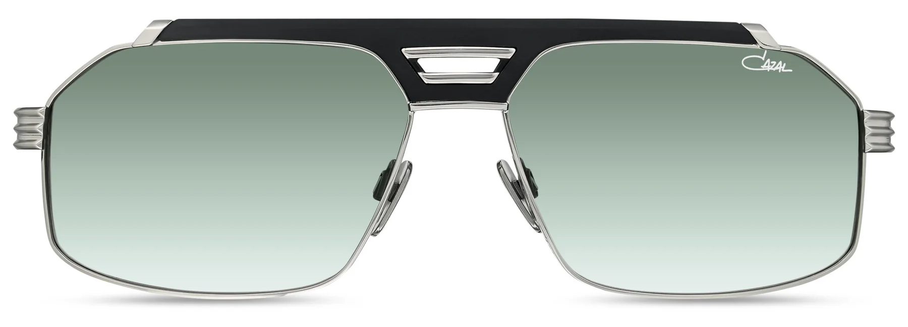 Color_002 - Black - Silver Mat / Green Gradient AR coated