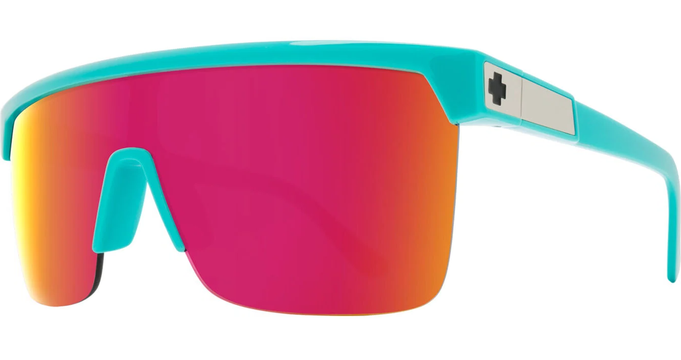 Color_6700000000046 - Teal / Happy Grey Green with Pink Spectra Mirror Cat. 3
