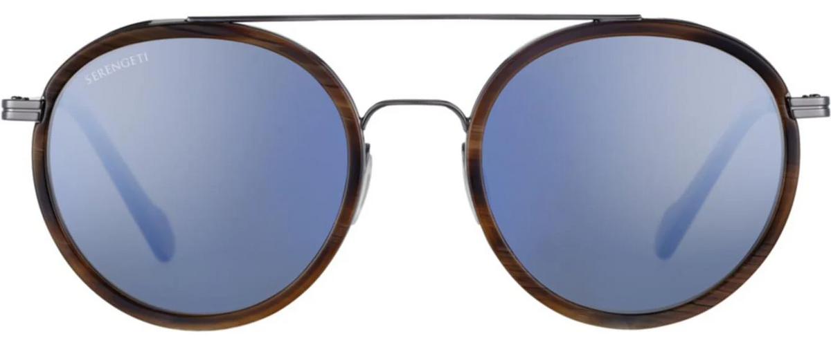 Color_KVI - Striped Brown / Mineral Polarized 555nm Blue Photocromatic Cat 2 to 3