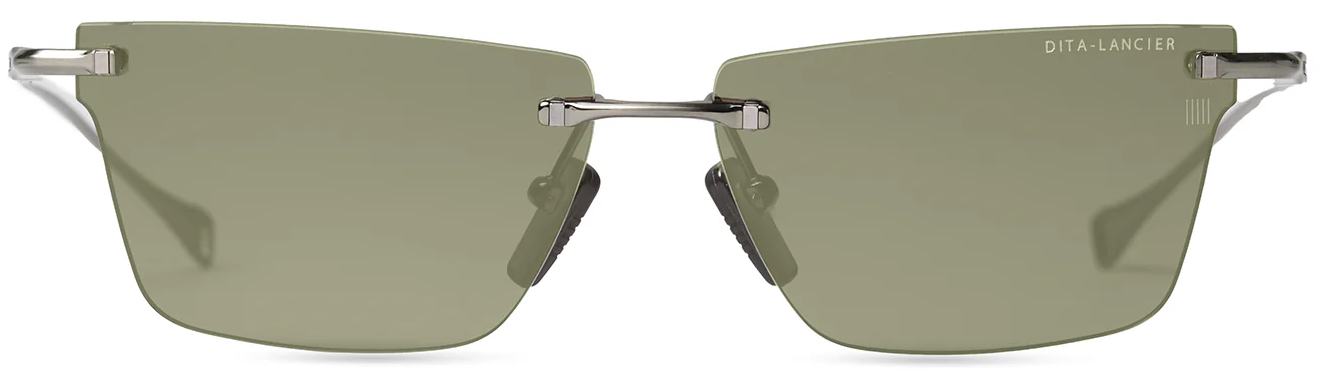 Color_DLS125-A-03 - Brushed Antique Silver / Air Lens - Green