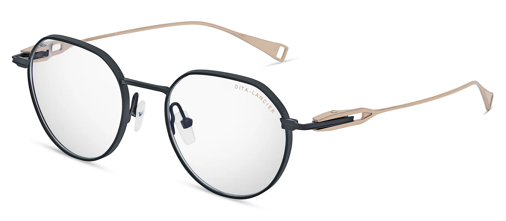 Color_DLX141-A-02 - Matte Black - Gold Sand - Clear Blue Light Filter - Clear