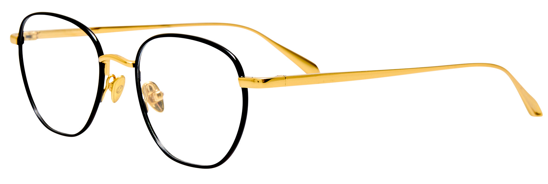 Color_LFL1615C1OPT - Bernie Angular Optical Yellow Gold and Black