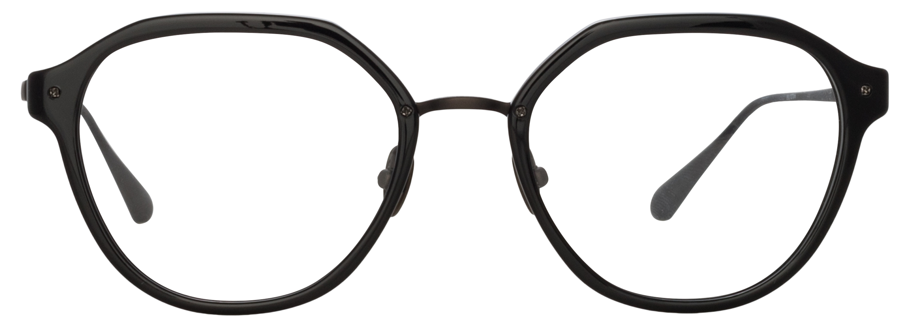 Color_LFL1273C6OPT - Cacao Angular Optical Frame in Matt Nickel