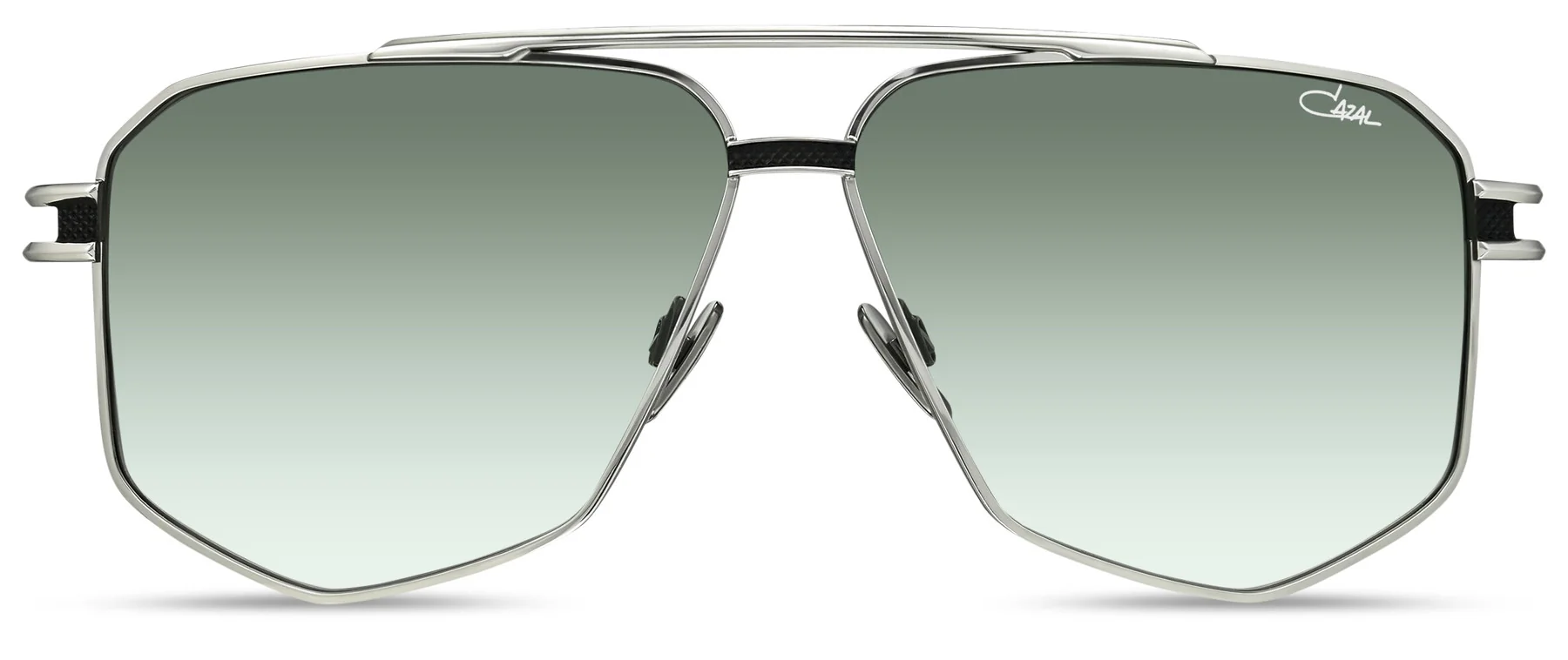 Color_002 - Black - Silver Mat / Green Gradient AR coated
