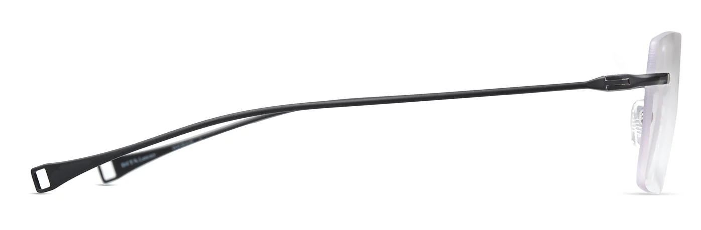 Color_DLX129-A-03 - Matte Black - Clear Blue Light Filter - Clear