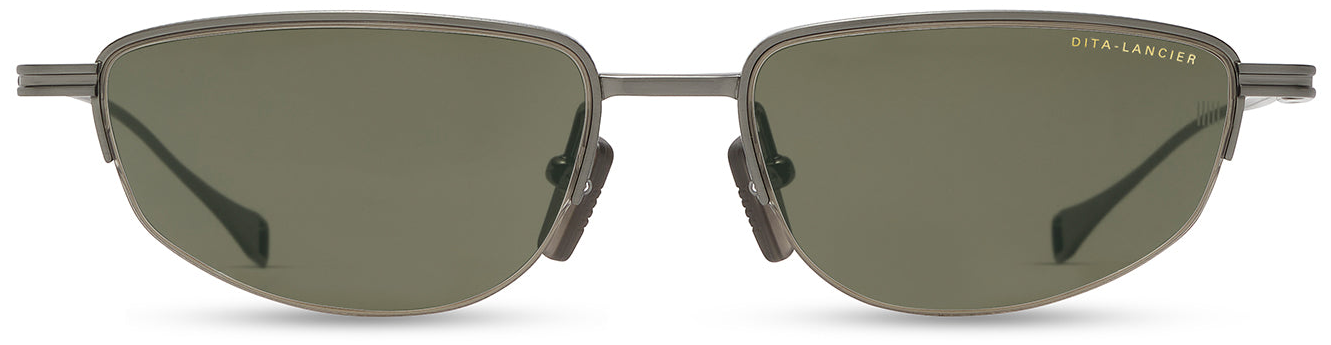 Color_DLS131-A-03 - Brushed Antique Silver / Air Lens - Green