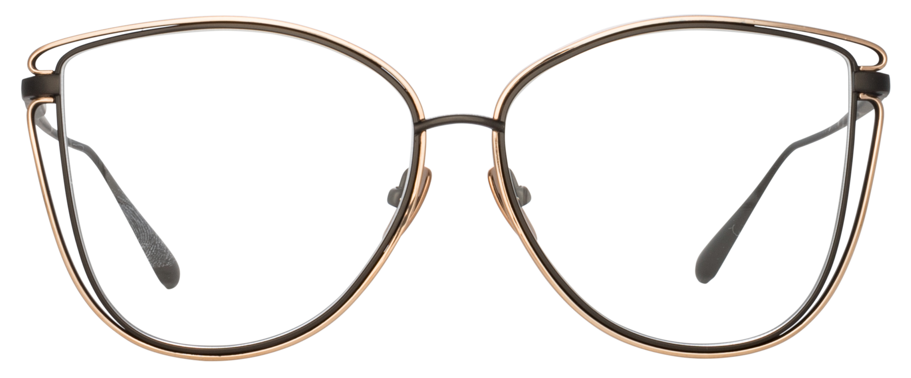 Color_LFL1422C4OPT - Dinah Cat-Eye Optical Frame Matt Nickel and Rose Gold