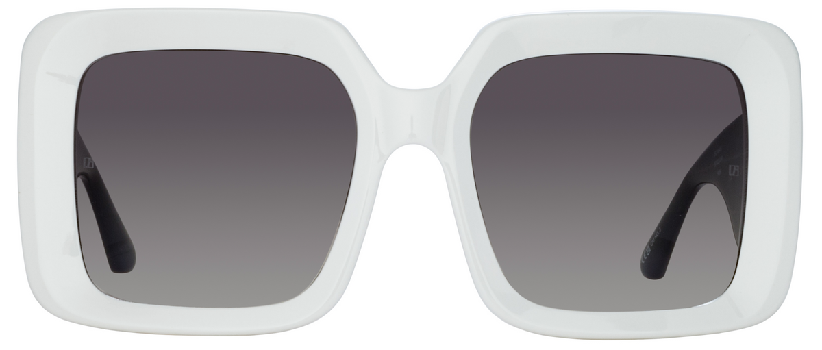 Color_LFL1464C5SUN - Shelly Oversized Sunglasses in White and Grey Gradient