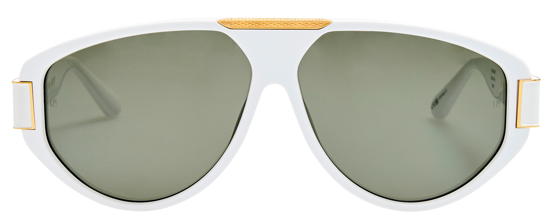 Color_LFL1653C2SUN - Rowan Aviator Sunglasses in White and Grey
