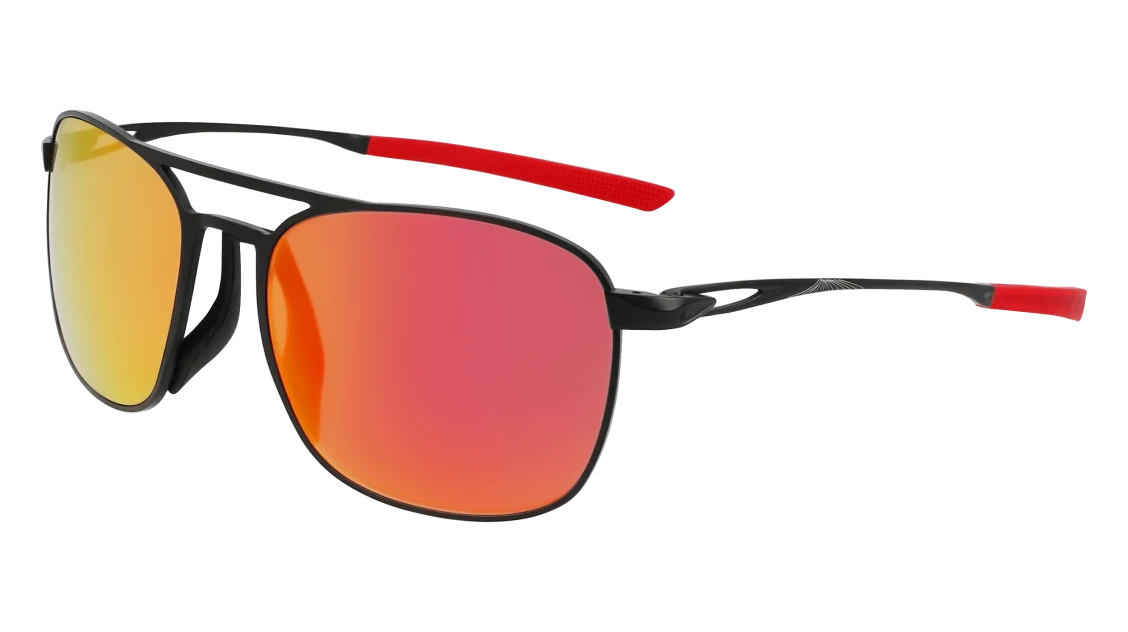 Color_011 - Titanium Satin Black / Red Mirror